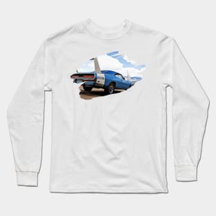 Roadrunner Daytona Art Print Long Sleeve T-Shirt